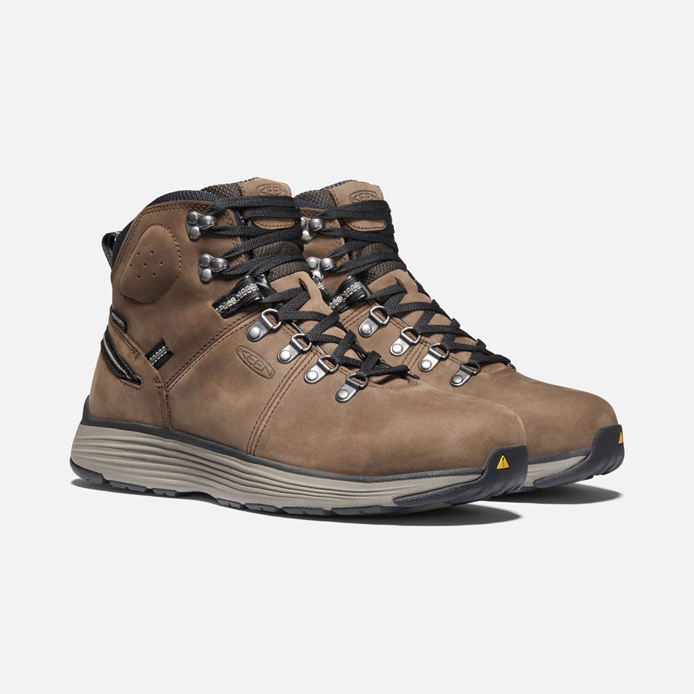 Keen Laarzen Heren Bruin - Manchester 6\" Wp (Aluminum Toe) - 59614-AVFJ